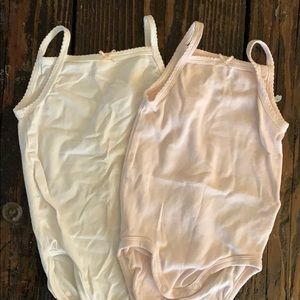 Spaghetti strap onesies